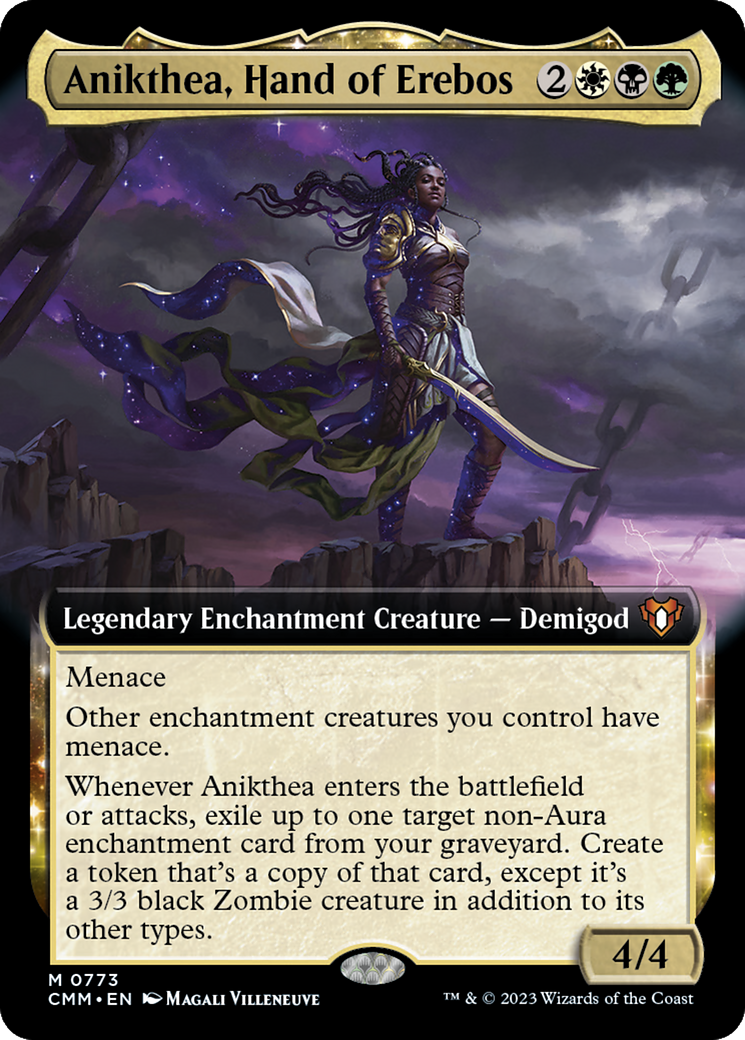 {R} Anikthea, Hand of Erebos (Extended Art) [Commander Masters][CMM 773]
