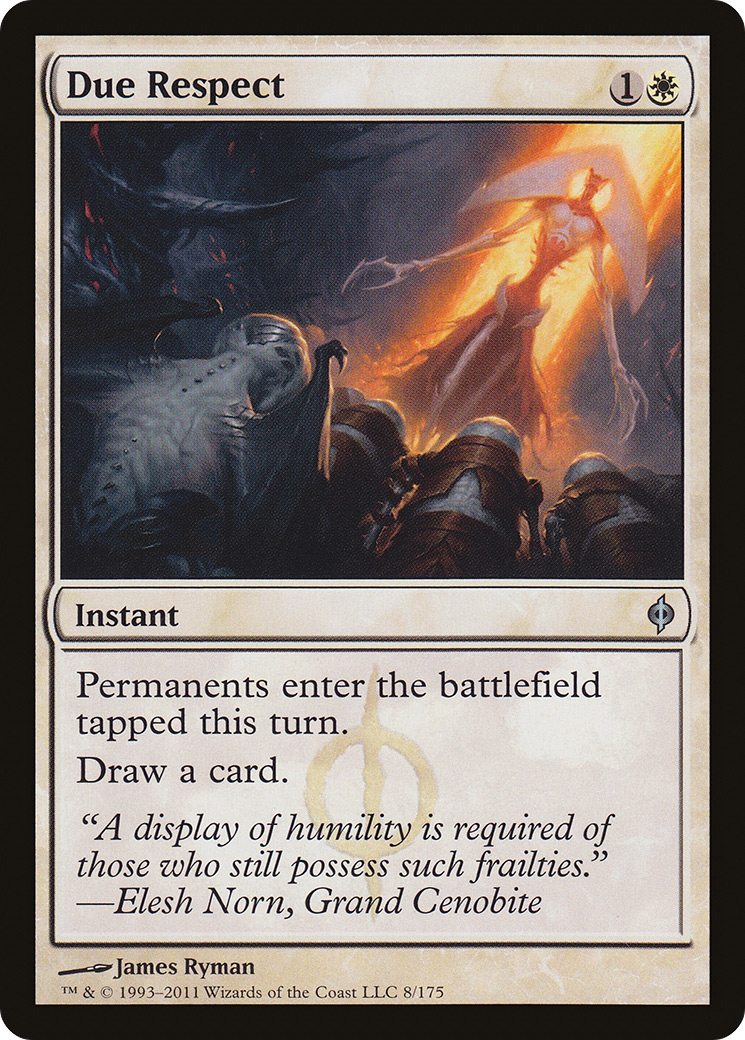 {C} Due Respect [New Phyrexia][NPH 008]