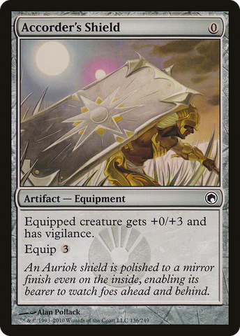 {C} Accorder's Shield [Scars of Mirrodin][SOM 136]