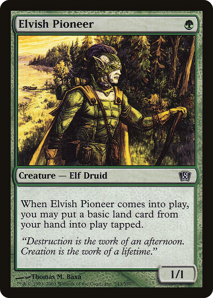 {C} Elvish Pioneer [Eighth Edition][8ED 243]