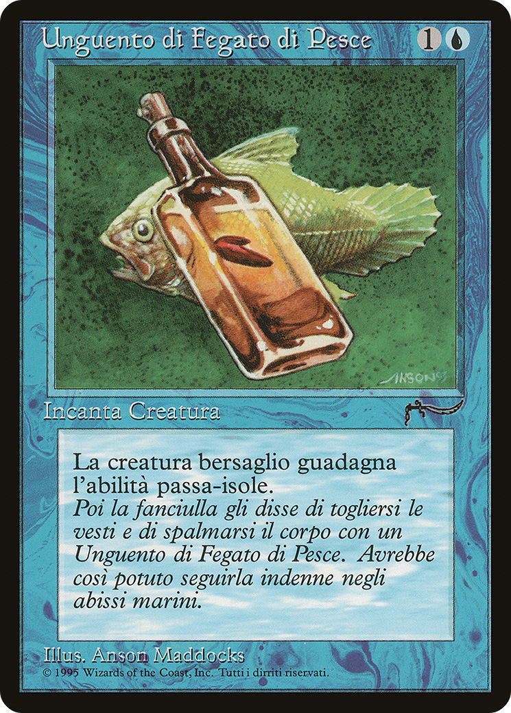 {C} Fishliver Oil (Italian) "Unguento di Fegato di Pesce" [Rinascimento][RIN 026]