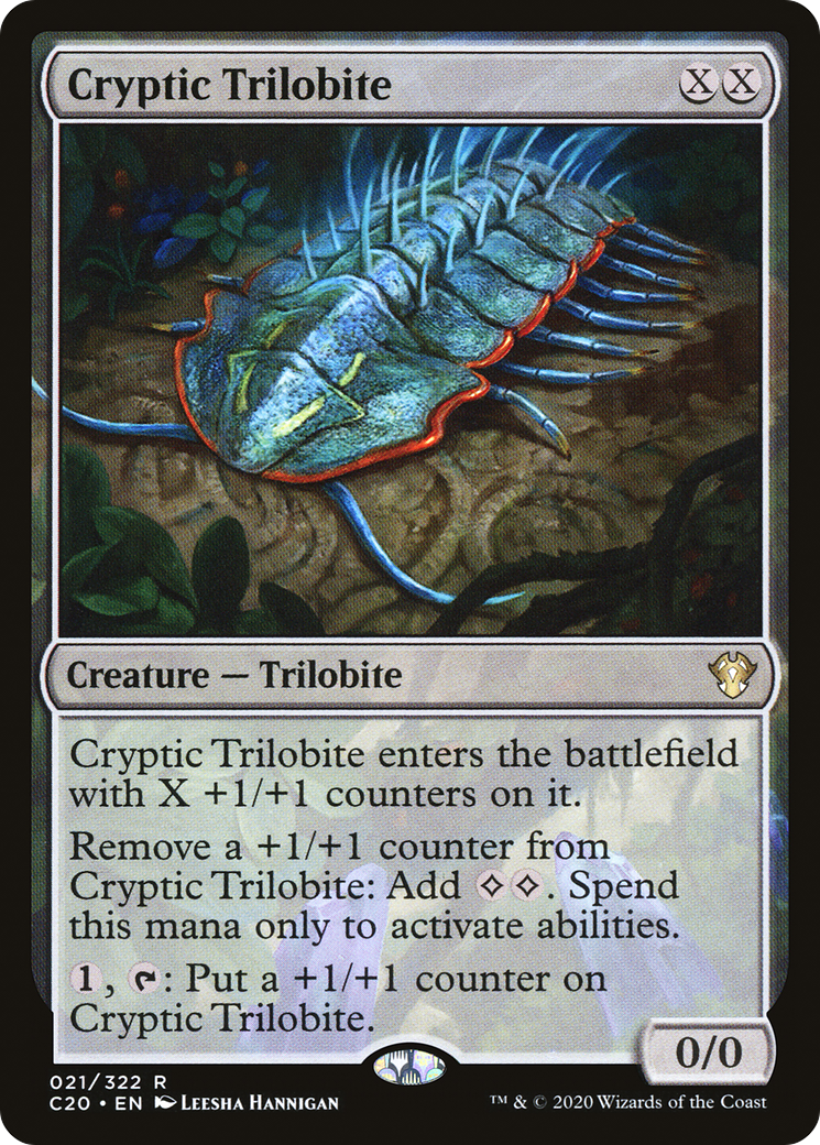 {R} Cryptic Trilobite [Commander 2020][C20 021]