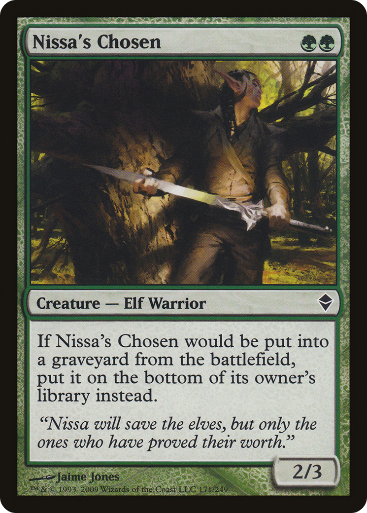 {C} Nissa's Chosen [Zendikar][ZEN 171]