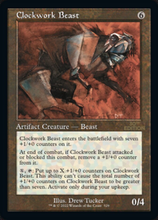 {R} Clockwork Beast (Retro) [30th Anniversary Edition][30A 529]