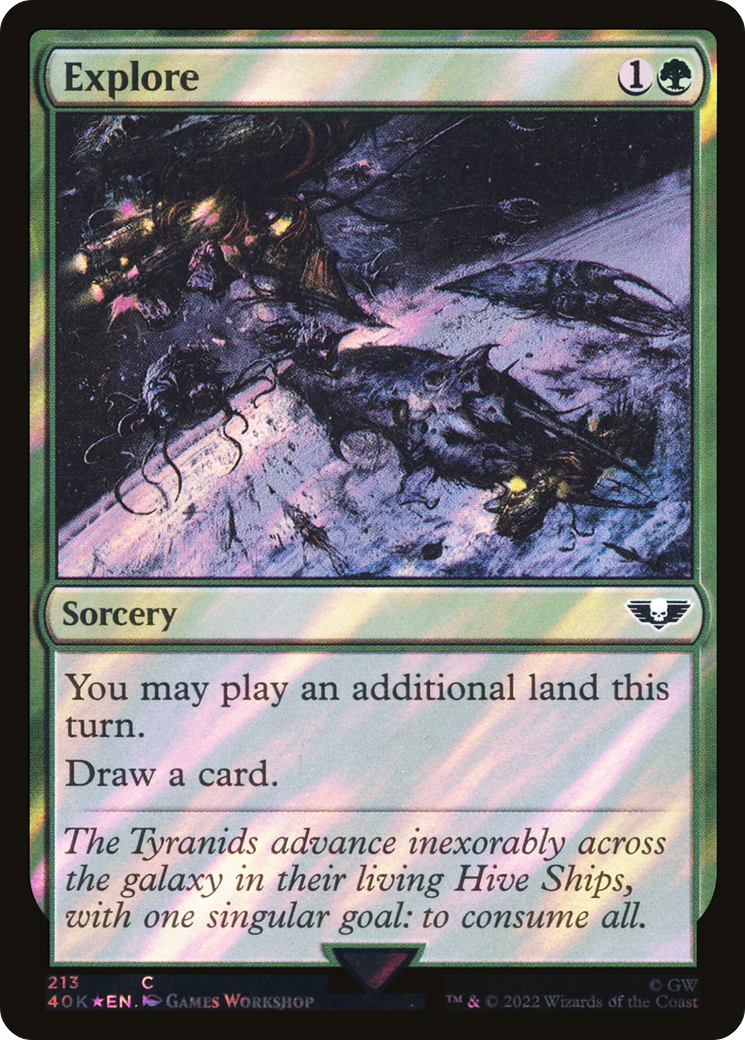 {C} Explore (Surge Foil) [Universes Beyond: Warhammer 40,000][SF 40K 213]
