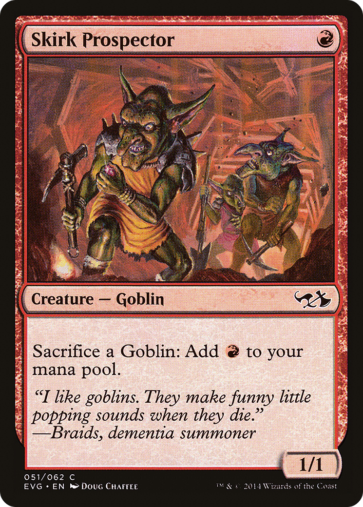 {C} Skirk Prospector (Elves vs. Goblins) [Duel Decks Anthology][EVG 051]