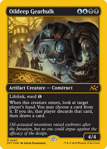 {@R} Oildeep Gearhulk (First-Place Foil) [Aetherdrift][DFT 487]