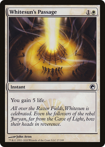 {C} Whitesun's Passage [Scars of Mirrodin][SOM 027]