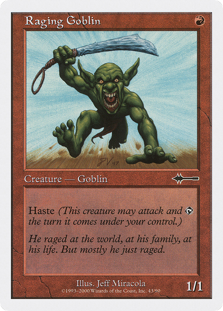 {C} Raging Goblin [Beatdown][BTD 043]