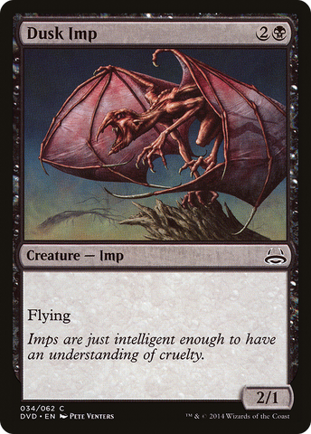 {C} Dusk Imp (Divine vs. Demonic) [Duel Decks Anthology][DVD 034]