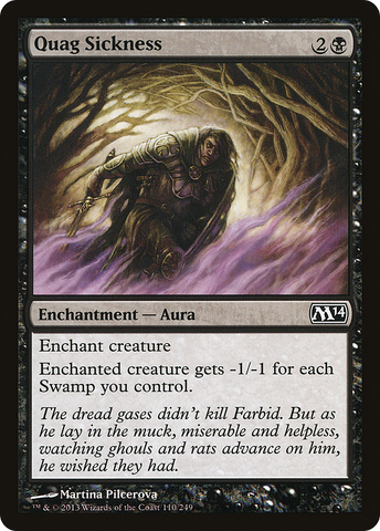 {C} Quag Sickness [Magic 2014][M14 110]
