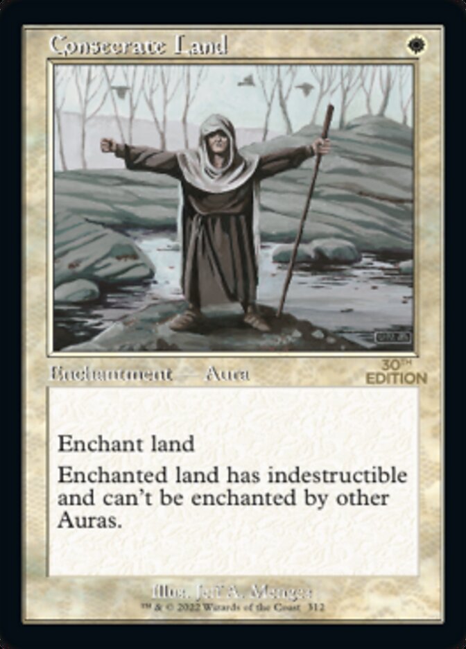 {C} Consecrate Land (Retro) [30th Anniversary Edition][30A 312]