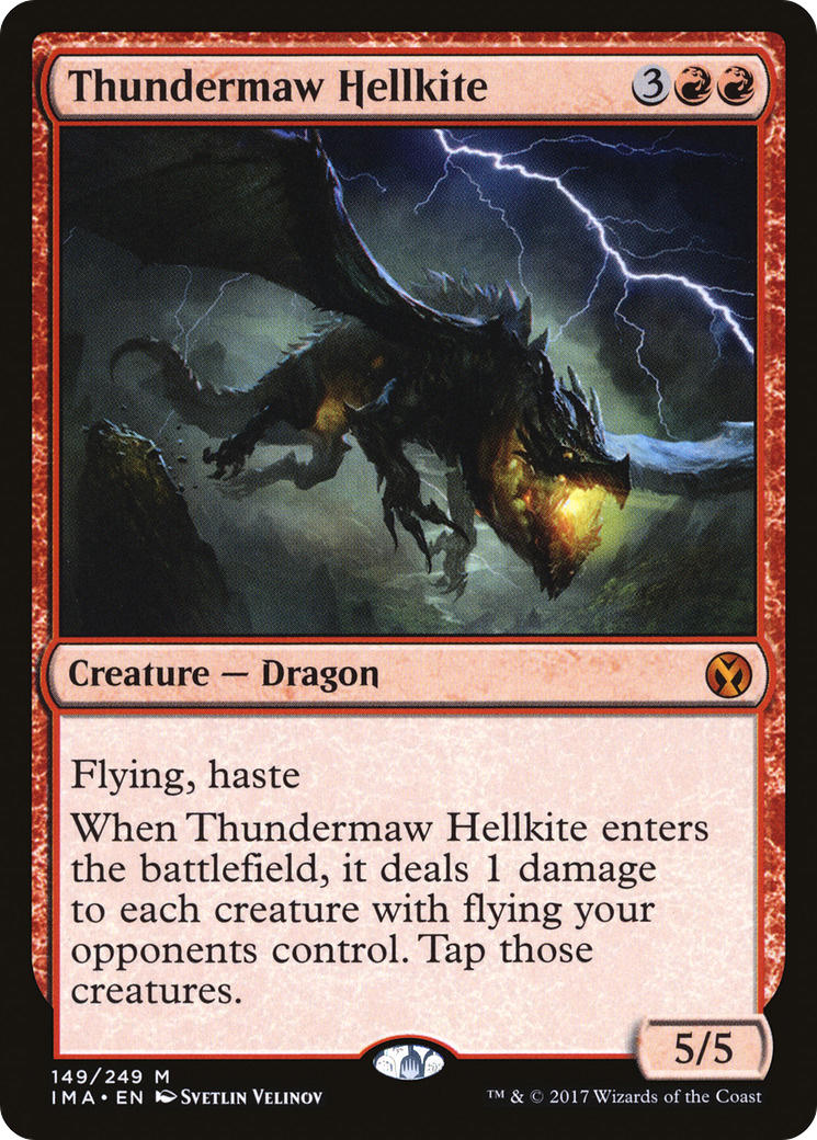 {R} Thundermaw Hellkite [Iconic Masters][IMA 149] - Misty Mountain Games