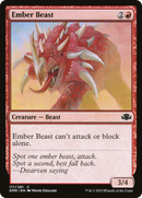 {C} Ember Beast [Dominaria Remastered][DMR 117]