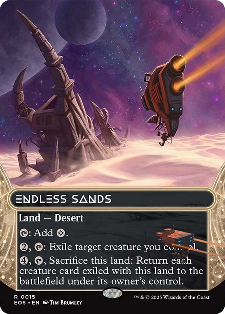 {R} Endless Sands (0015) (Borderless) [Edge of Eternities: Stellar Sights][EOS 015]