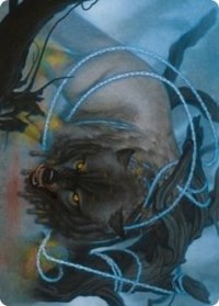 {A} Bind the Monster Art Card [Kaldheim Art Series][AKHM 011]