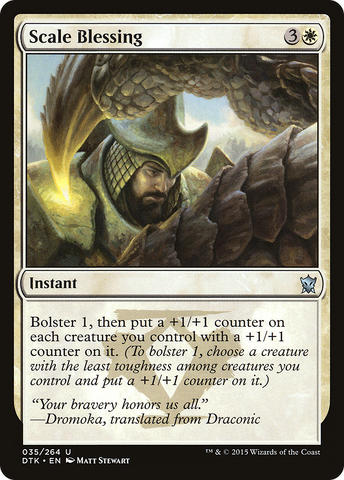 {C} Scale Blessing [Dragons of Tarkir][DTK 035]
