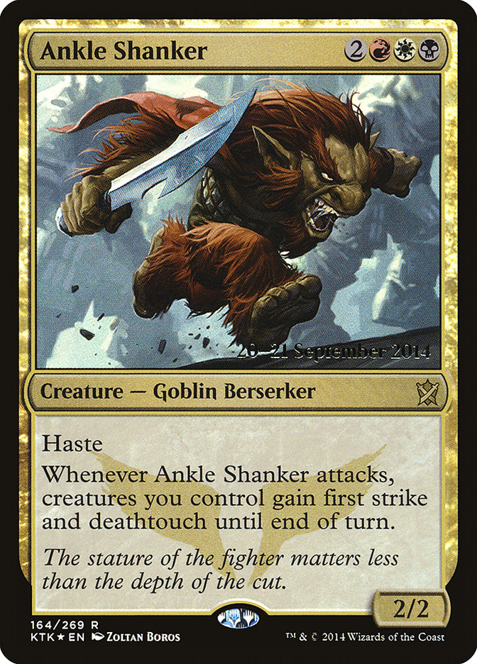 {R} Ankle Shanker [Khans of Tarkir Prerelease Promos][PR KTK 164]