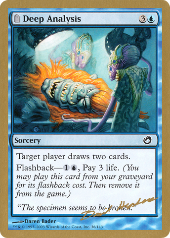 {C} Deep Analysis (Dave Humpherys) [World Championship Decks 2003][GB WC03 DH36]