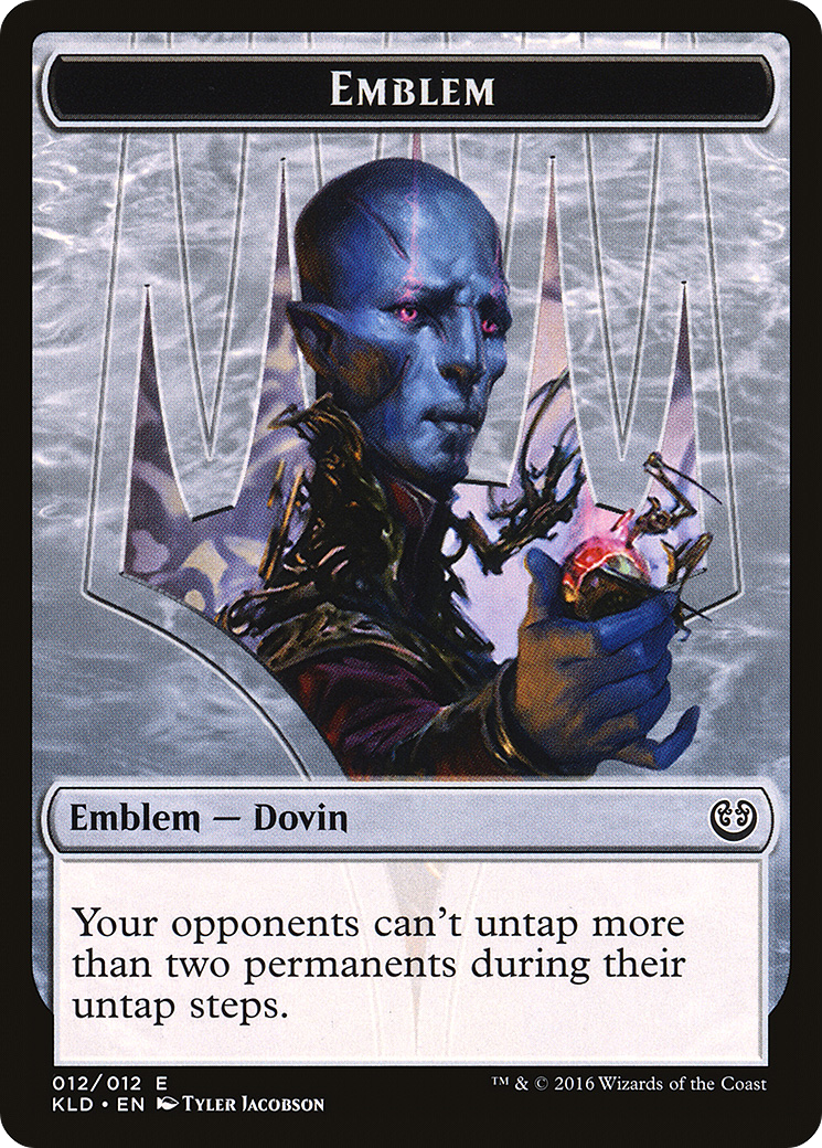 {T} Dovin Baan Emblem [Kaladesh Tokens][TKLD 012]