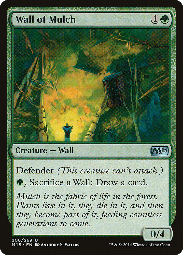 {C} Wall of Mulch [Magic 2015][M15 208]