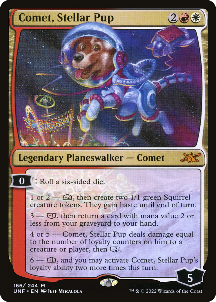{R} Comet, Stellar Pup [Unfinity][UNF 166]