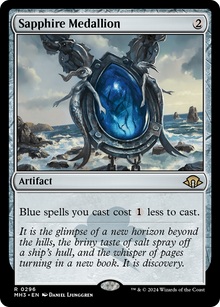 {R} Sapphire Medallion [Modern Horizons 3][MH3 296]