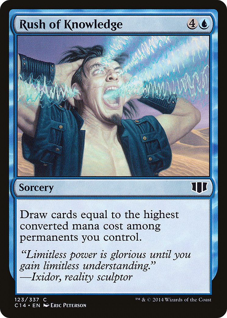 {C} Rush of Knowledge [Commander 2014][C14 123]