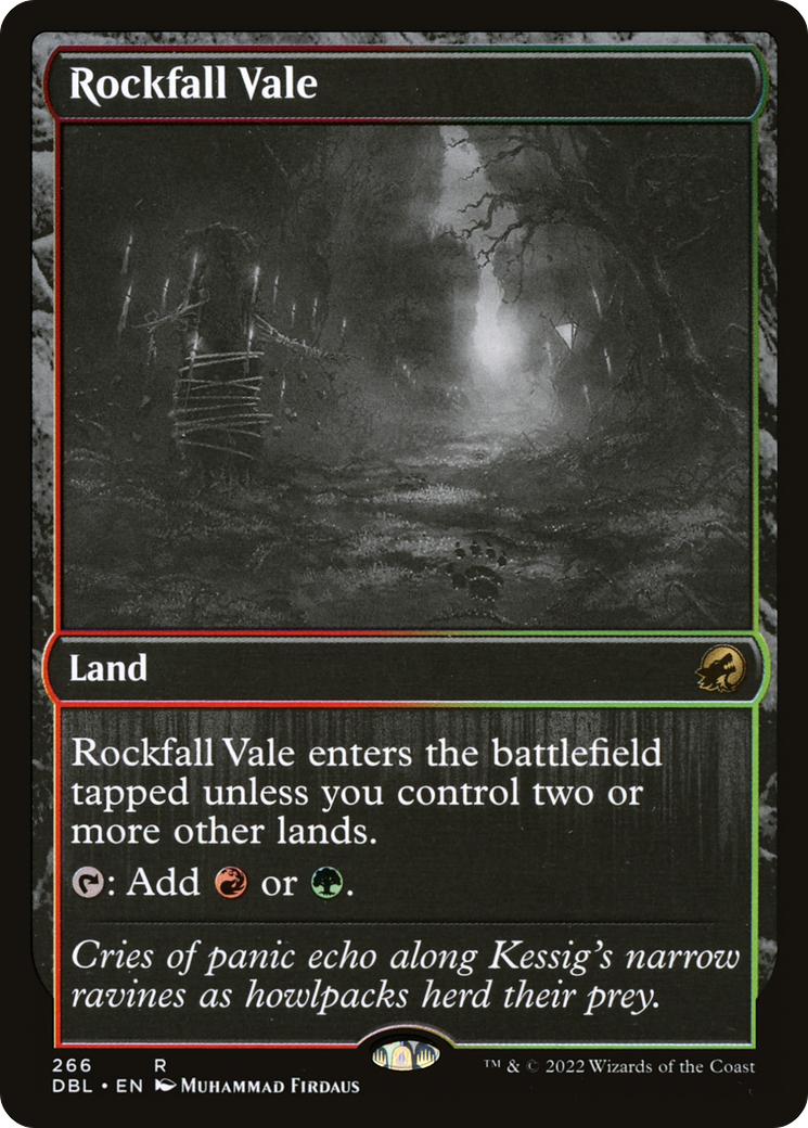 {R} Rockfall Vale [Innistrad: Double Feature][DBL 266]