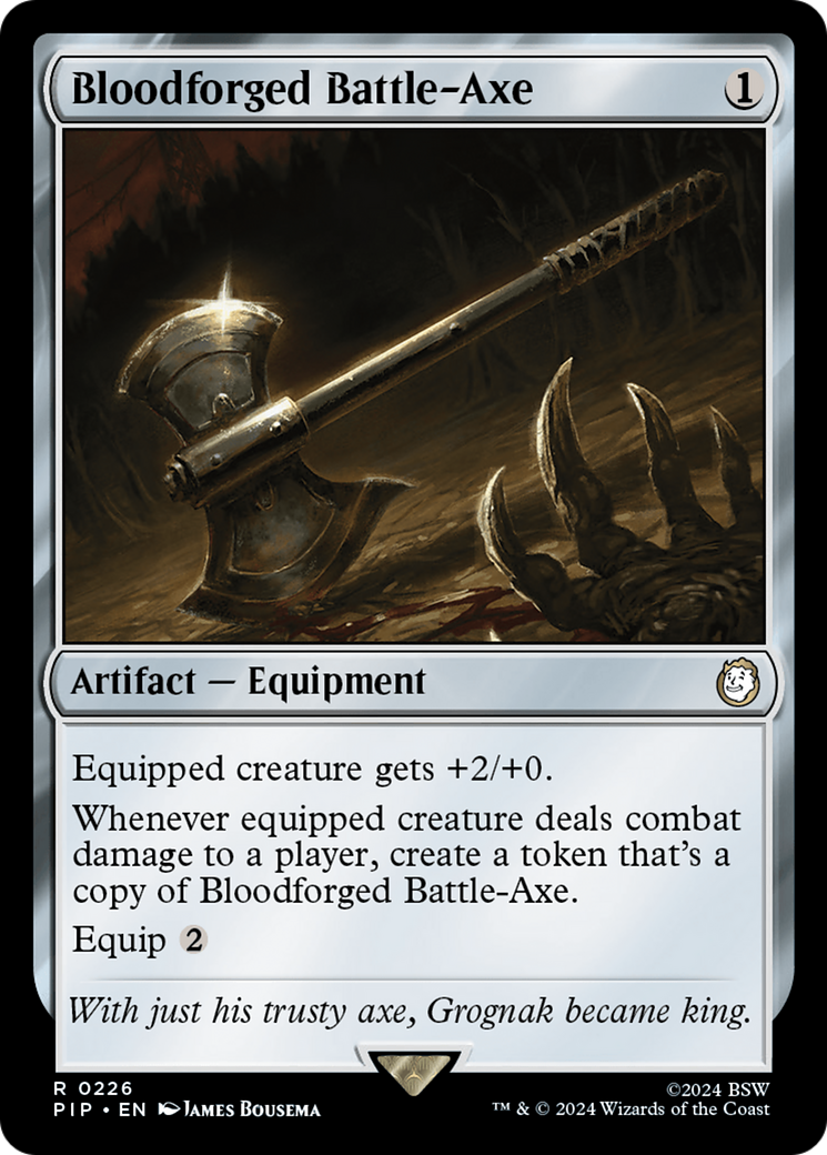 {R} Bloodforged Battle-Axe [Fallout][PIP 226]
