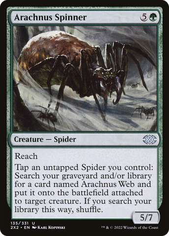 {C} Arachnus Spinner [Double Masters 2022][2X2 135]