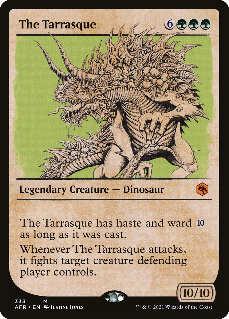 {R} The Tarrasque (Showcase) [Dungeons & Dragons: Adventures in the Forgotten Realms][AFR 333]