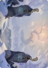 {A} Snow-Covered Plains (276) Art Card [Kaldheim Art Series][AKHM 074]