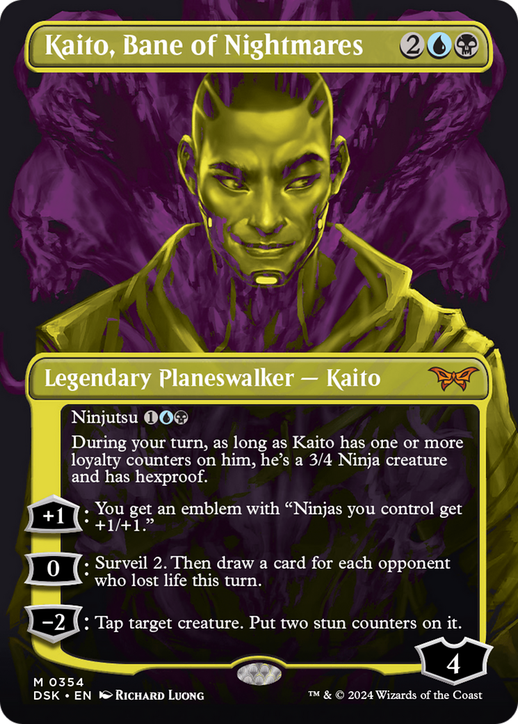 {@R} Kaito, Bane of Nightmares (Showcase) [Duskmourn: House of Horror][DSK 354]