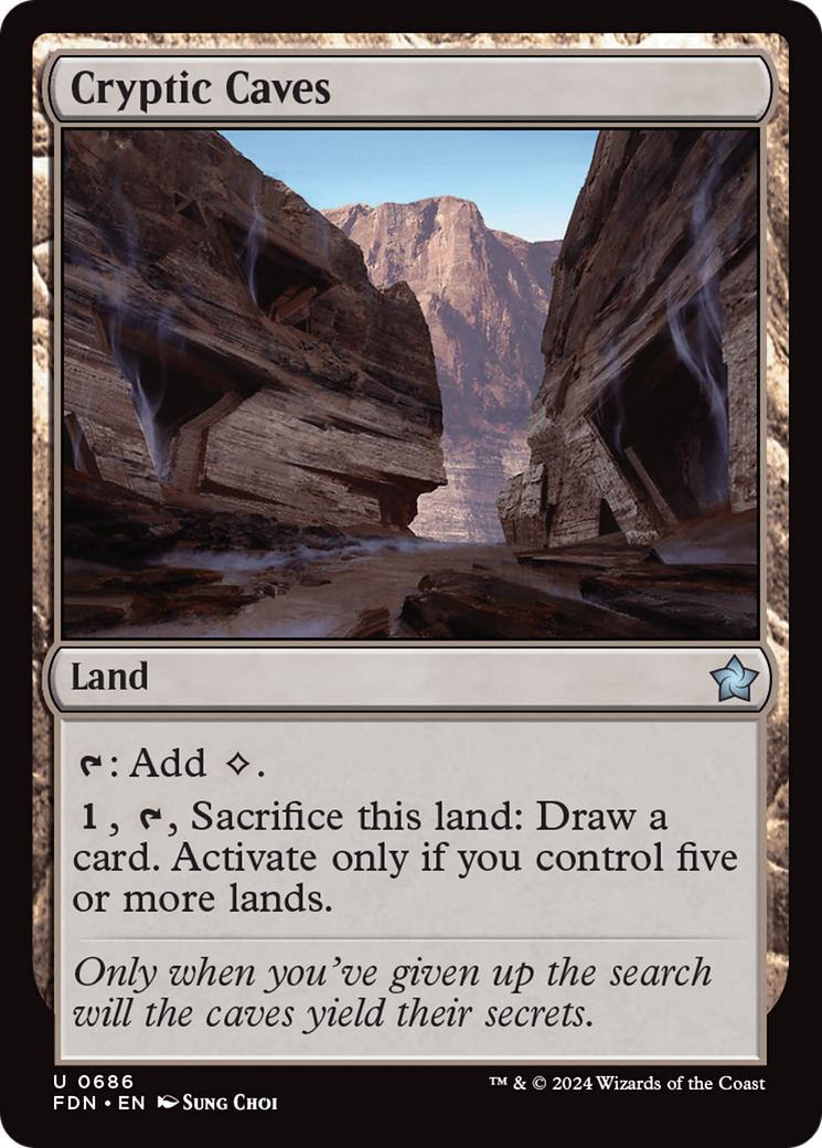 {@C} Cryptic Caves [Foundations][FDN 686]