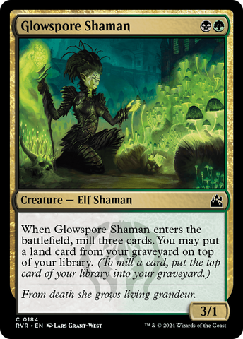 {C} Glowspore Shaman [Ravnica Remastered][RVR 184]