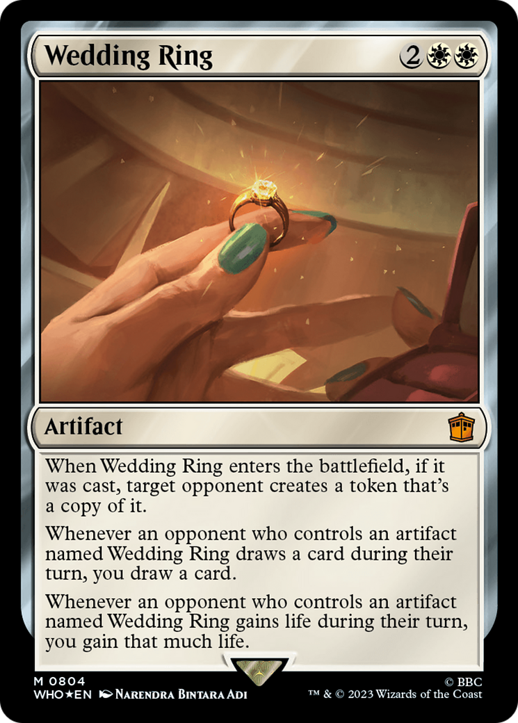 {R} Wedding Ring (Surge Foil) [Doctor Who][WHO 804]