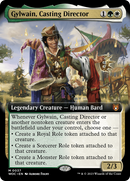 {R} Gylwain, Casting Director (Extended Art) [Wilds of Eldraine Commander][WOC 037]
