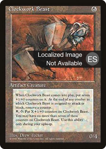{F} Clockwork Beast [Fourth Edition (Foreign Black Border)][FBB 4ED 307]