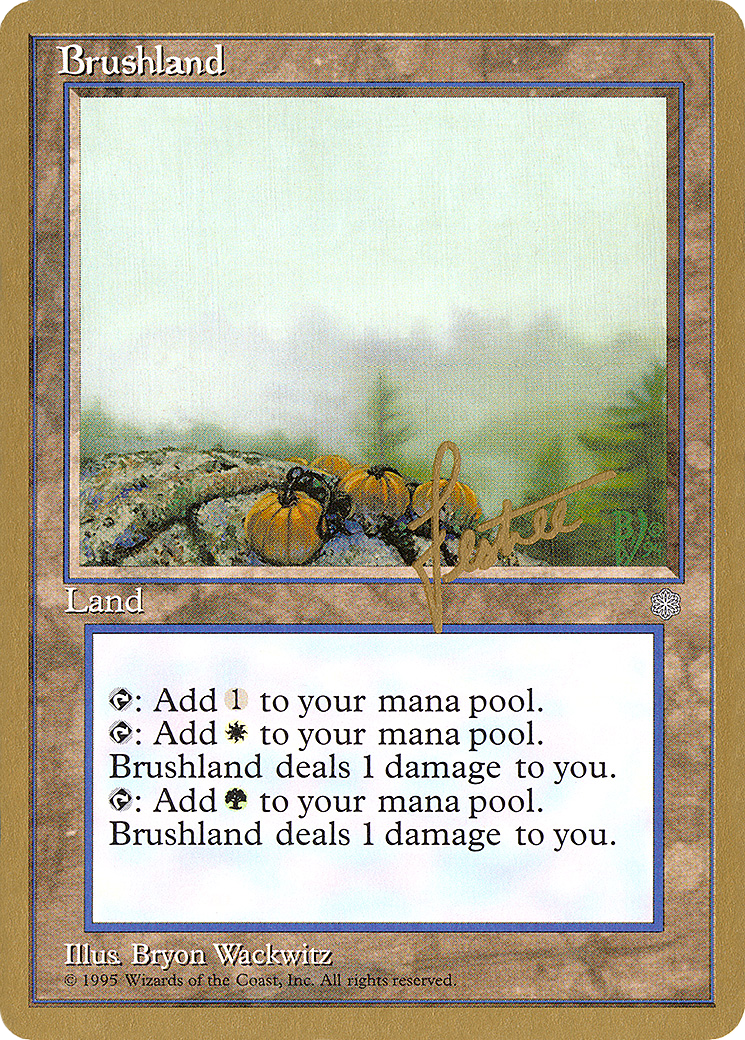 {R} Brushland (Bertrand Lestree) [Pro Tour Collector Set][GB PTC BL352]