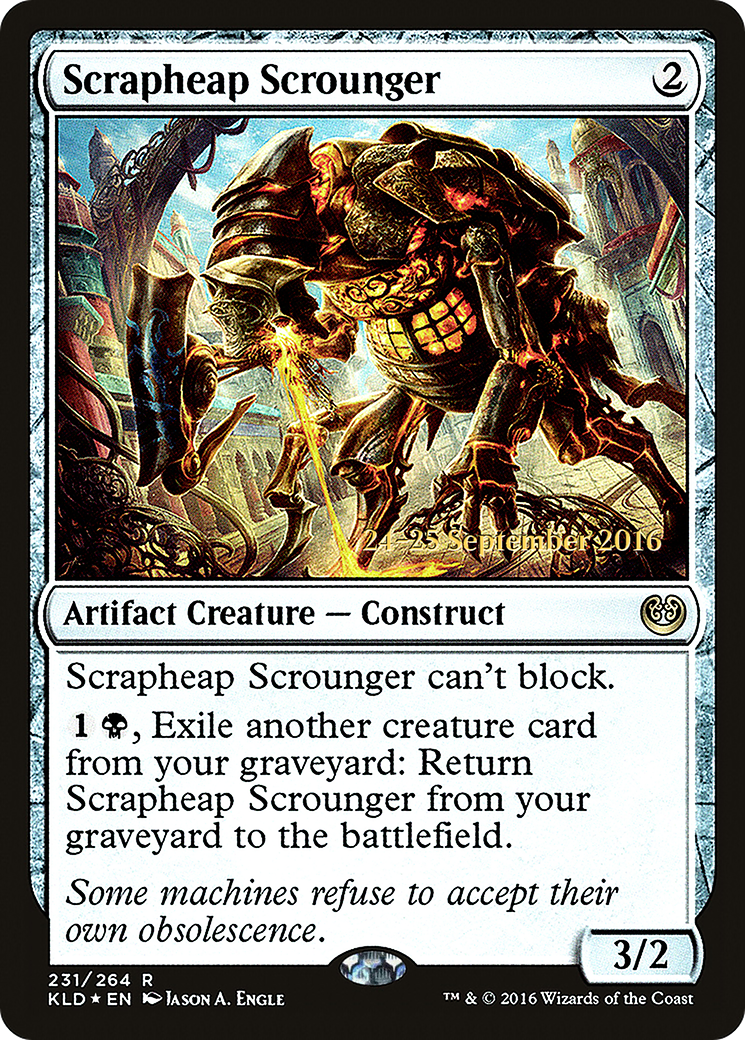 {R} Scrapheap Scrounger [Kaladesh Prerelease Promos][PR KLD 231]