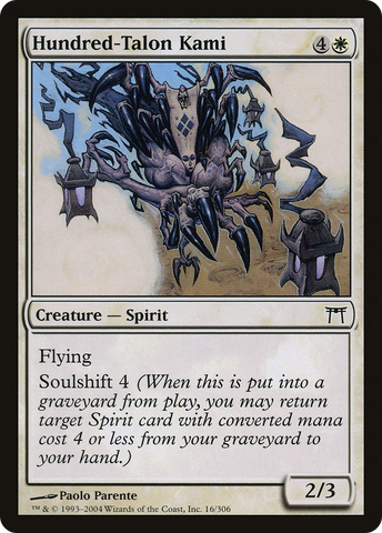 {C} Hundred-Talon Kami [Champions of Kamigawa][CHK 016]