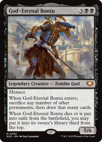{@@ EOC R} God-Eternal Bontu [Edge of Eternities Commander][EOC 083]