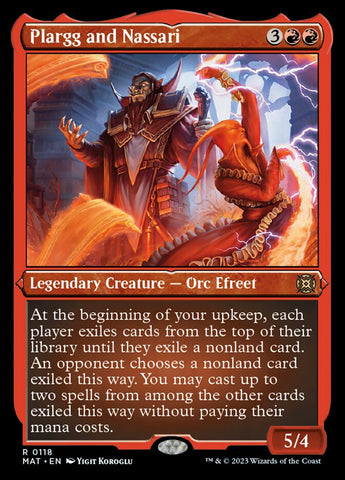 {R} Plargg and Nassari (Foil Etched) [March of the Machine: The Aftermath][MAT 118]