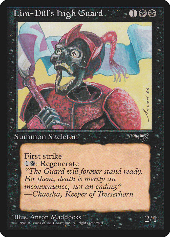 {C} Lim-Dul's High Guard (Holding Flag) [Alliances][ALL 55A]