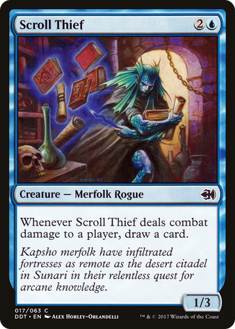 {C} Scroll Thief [Duel Decks: Merfolk vs. Goblins][DDT 017]