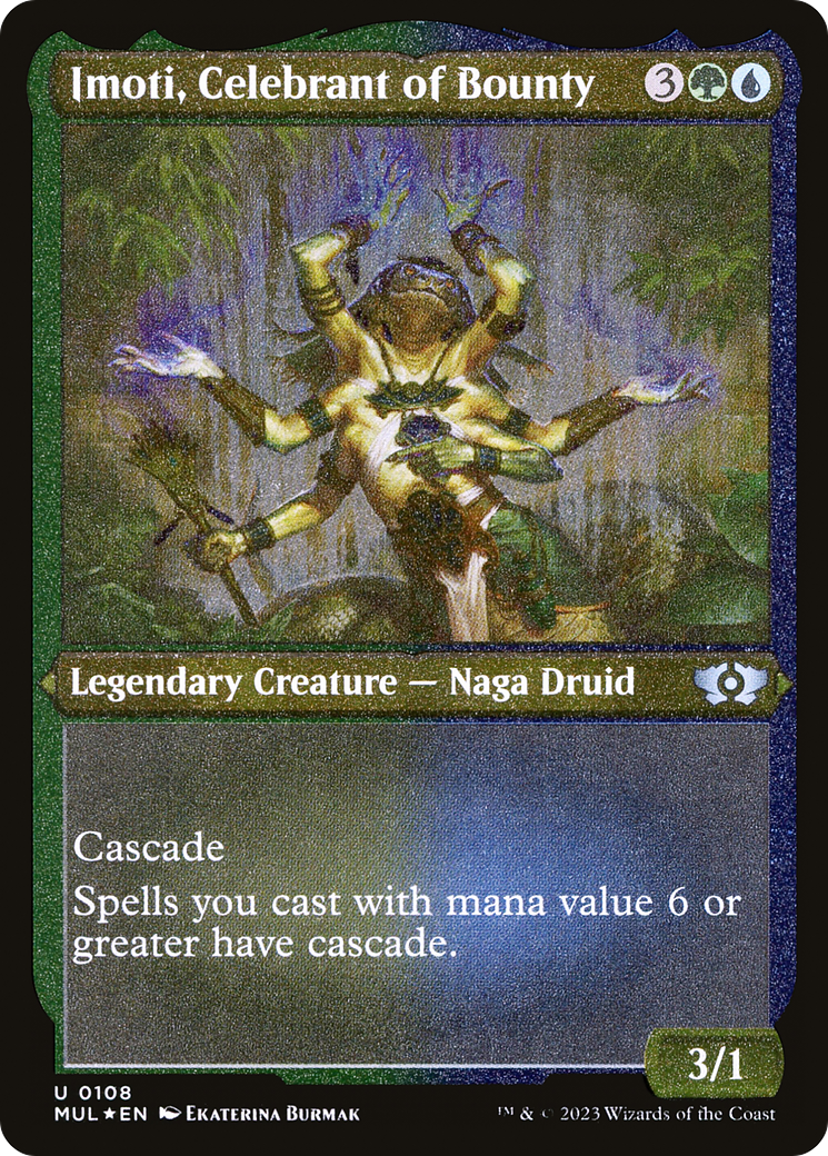 {C} Imoti, Celebrant of Bounty (Foil Etched) [Multiverse Legends][MUL 108]