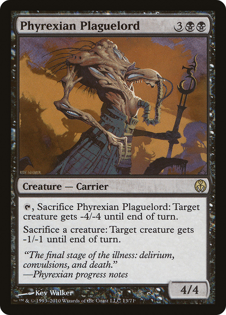 {R} Phyrexian Plaguelord [Duel Decks: Phyrexia vs. the Coalition][DDE 013]