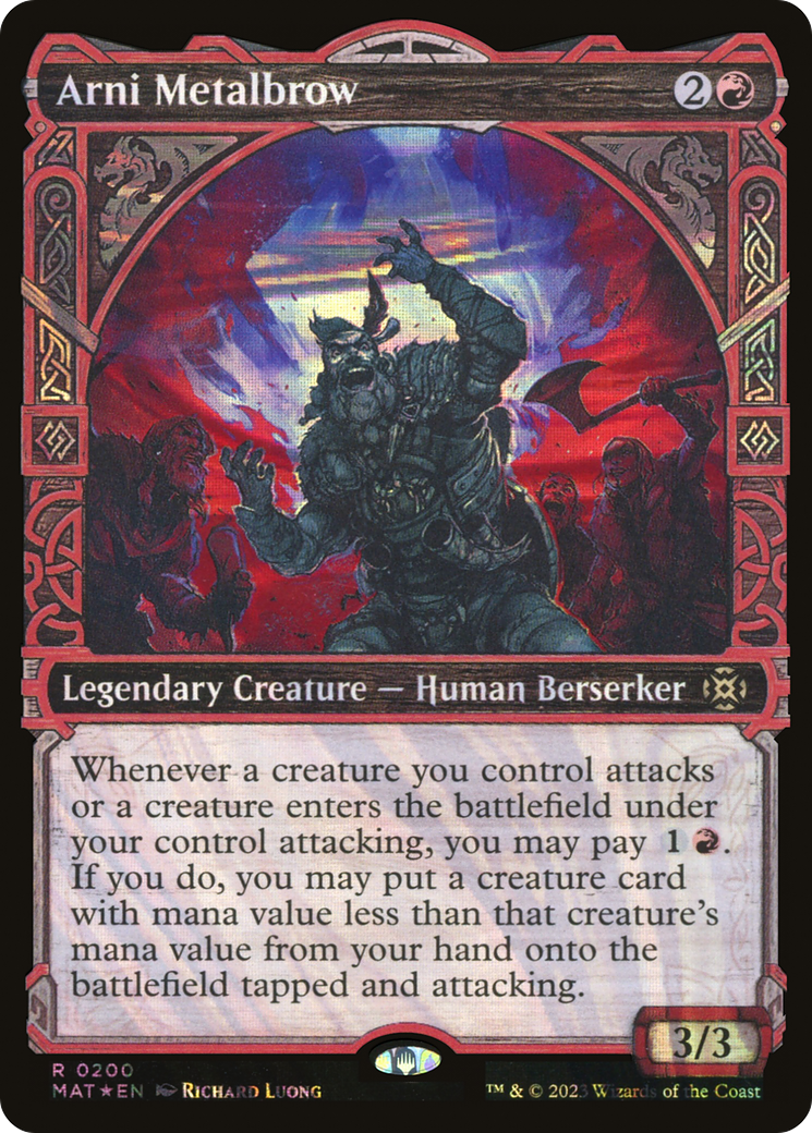 {R} Arni Metalbrow (Showcase Halo Foil) [March of the Machine: The Aftermath][MAT 200]