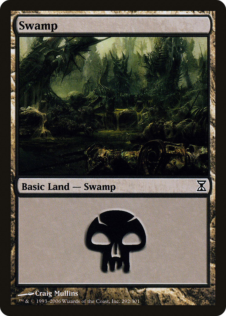 {B}[TSP 292] Swamp (292) [Time Spiral]